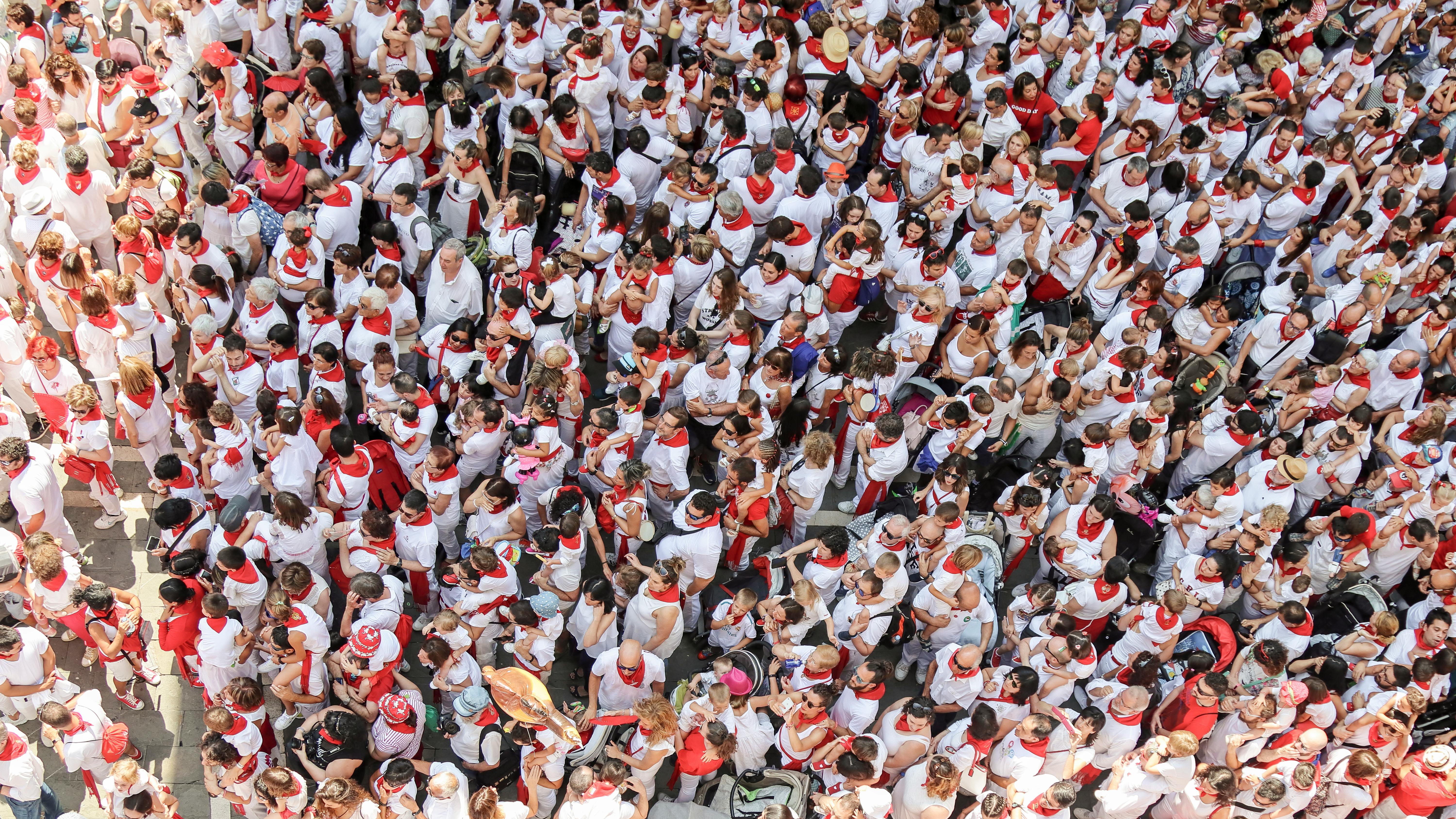 Rally crowd background